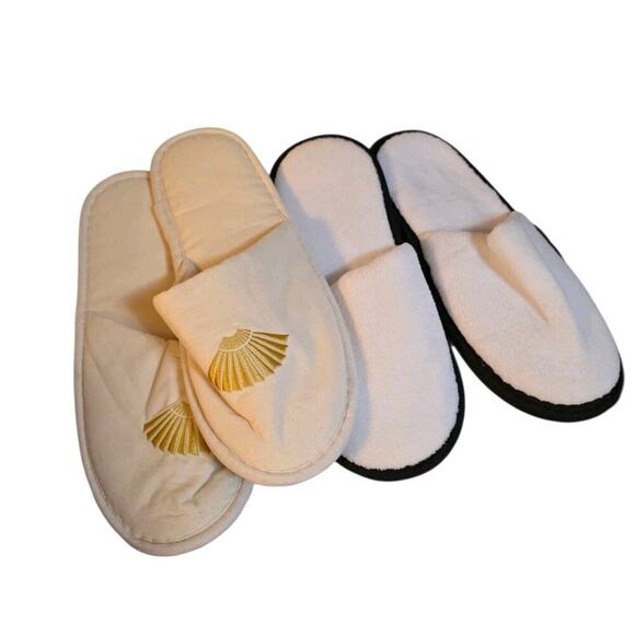 Hotel Slipper Variety 2 Pairs M-L - Picture 1 of 5